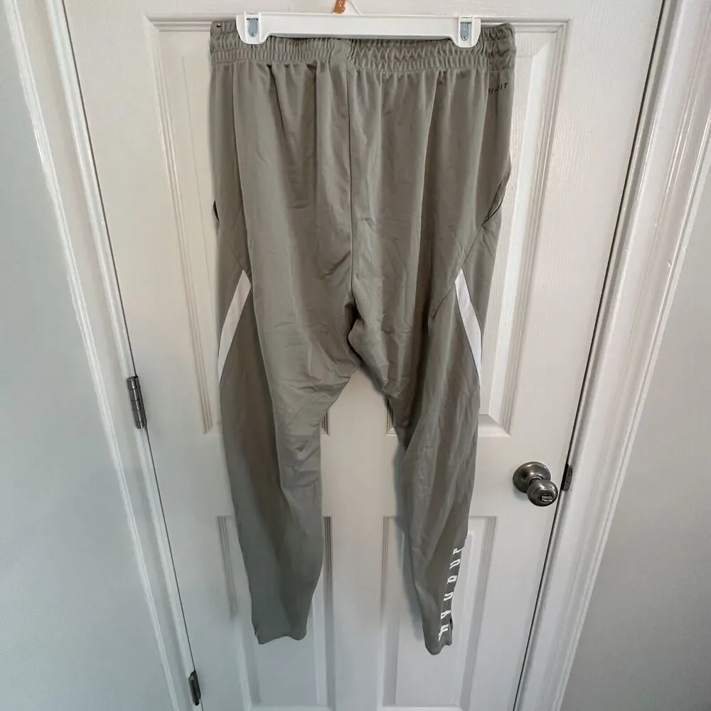 Air Jordan joggers Mens Size XXL DRI-FIT Sport Woven Track Pants Gym Green grey
